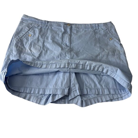 Karen Scott Womens Blue Skort 20W - Picture 3 of 11
